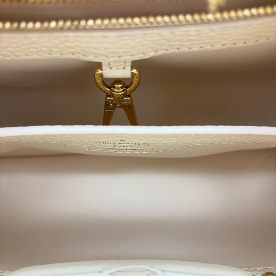 LV 米色草編CAPUCINES BB 特殊款-6