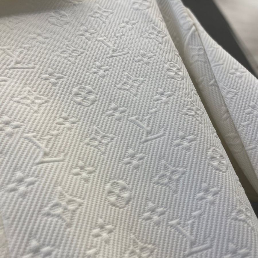 LOUIS VUITTON 路易威登 男款 白色 老花外套 L號 正品-2