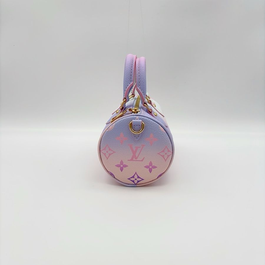 LV粉紫色漸層PAPILLON BB-4