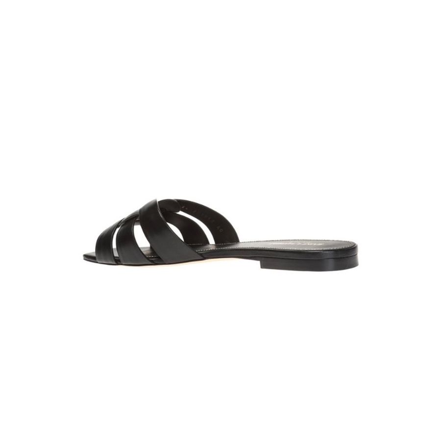 * Yves Saint Laurent Tribute Sandals for Women in Black - 571952-BDA00-1000 ( Size: 36, 36.5, 37 )-1