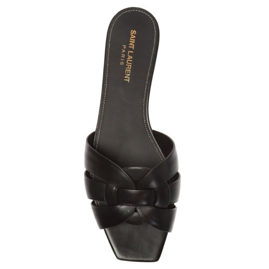 * Yves Saint Laurent Tribute Sandals for Women in Black - 571952-BDA00-1000 ( Size: 36, 36.5, 37 )-3