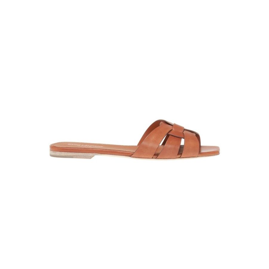 * Yves Saint Laurent Tribute Sandals for Women in Amber - 571952-BDA00-2206 ( Size: 36, 37 )-0