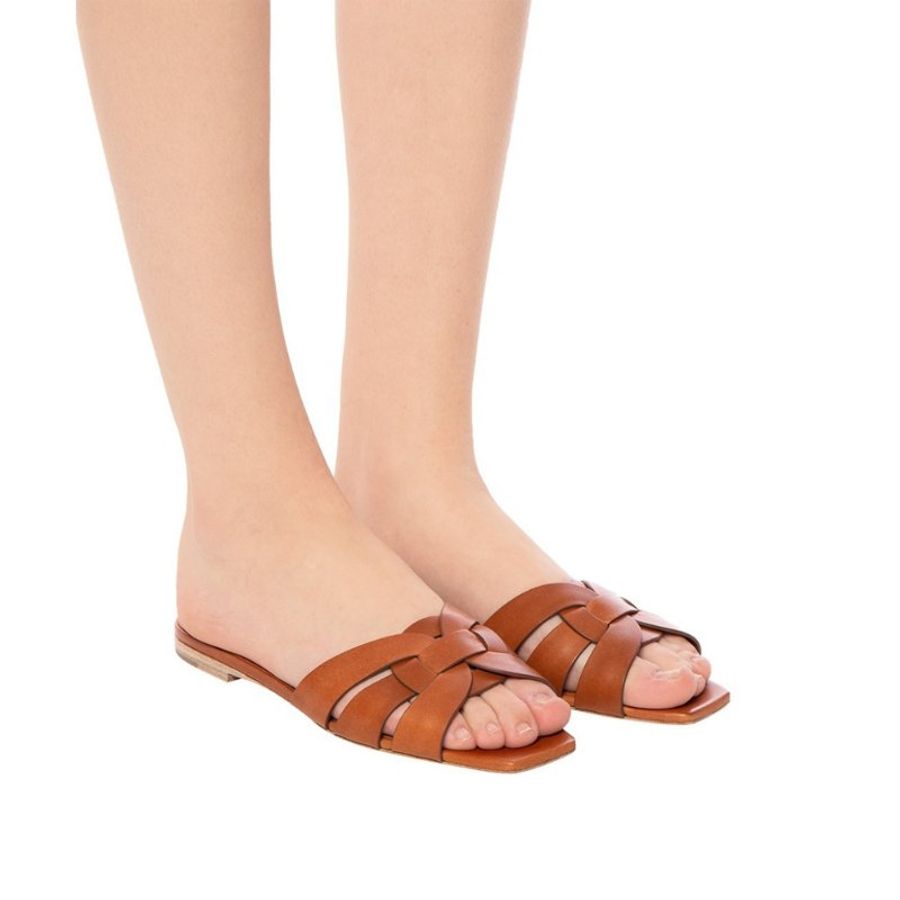 * Yves Saint Laurent Tribute Sandals for Women in Amber - 571952-BDA00-2206 ( Size: 36, 37 )-4