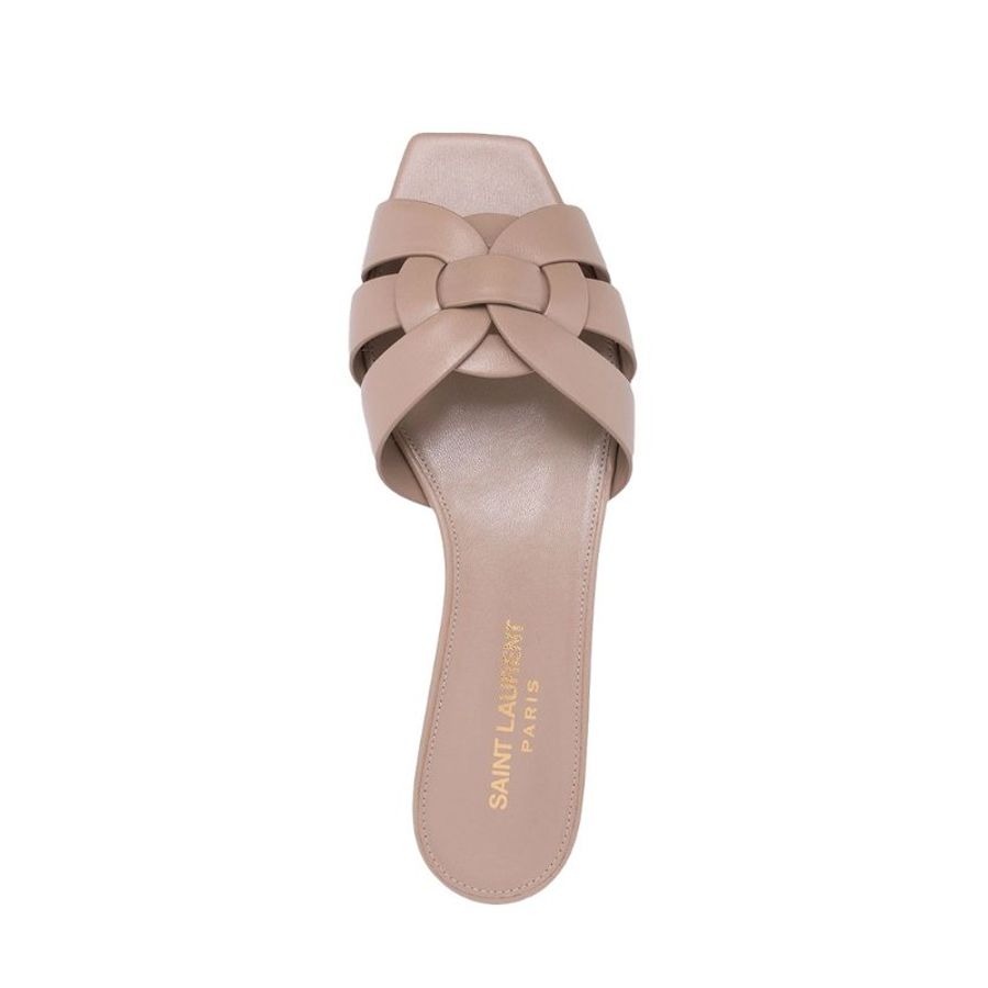 * Yves Saint Laurent Tribute Flip Flops for Women in Dark Beige - 572761-AAAAH-2721 (Size: 36,37 )-2