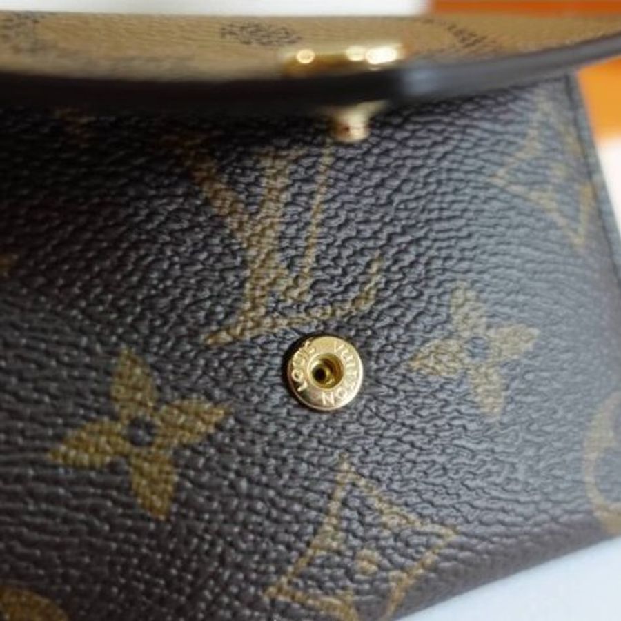 全新 未拆 Louis Vuitton LV 路易威登 M80725 ZO 經典花紋 拼接 三折 零錢 短夾-5