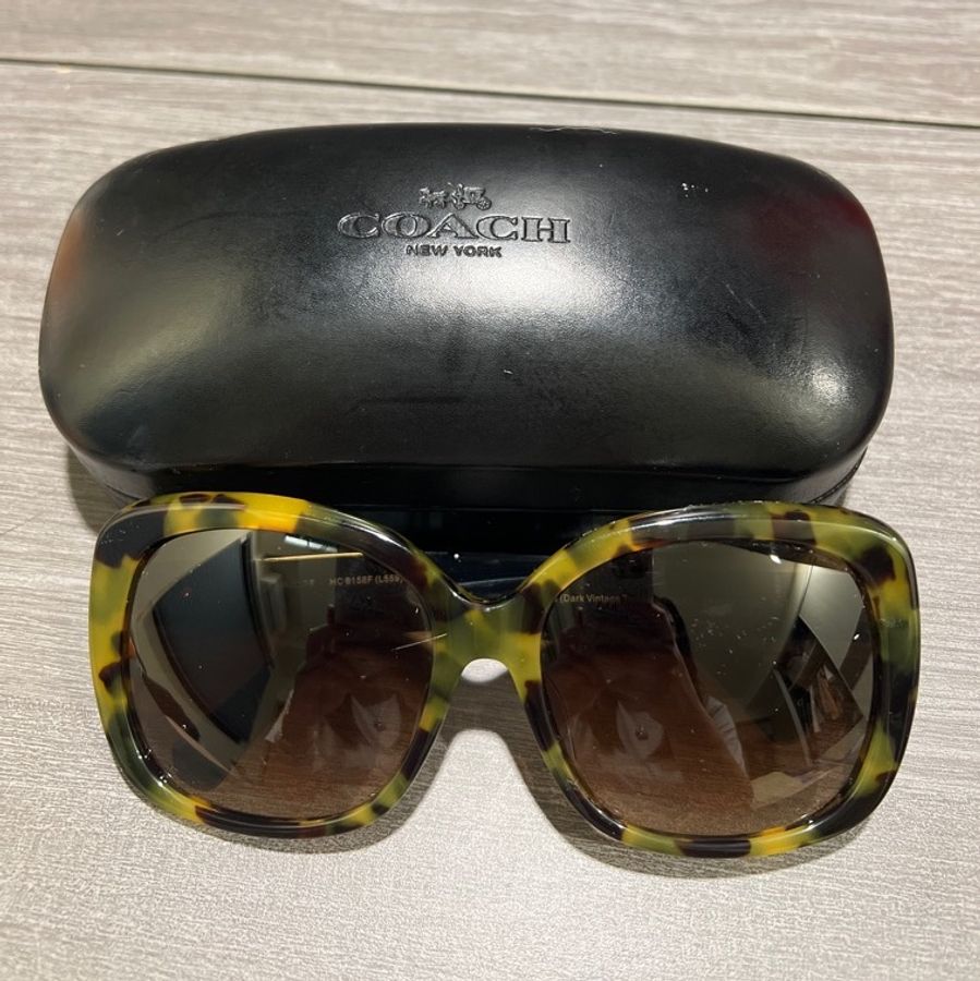 coach 方型膠框太陽眼鏡-5