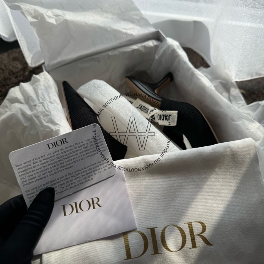 🔅Dior J'Adior 露跟高跟鞋（黑） 無花果精品-9