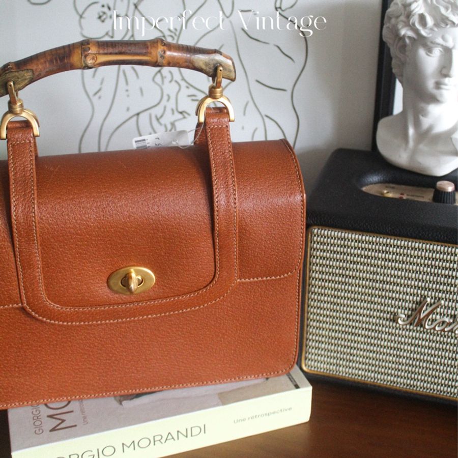 Gucci中古竹節醫生包-1