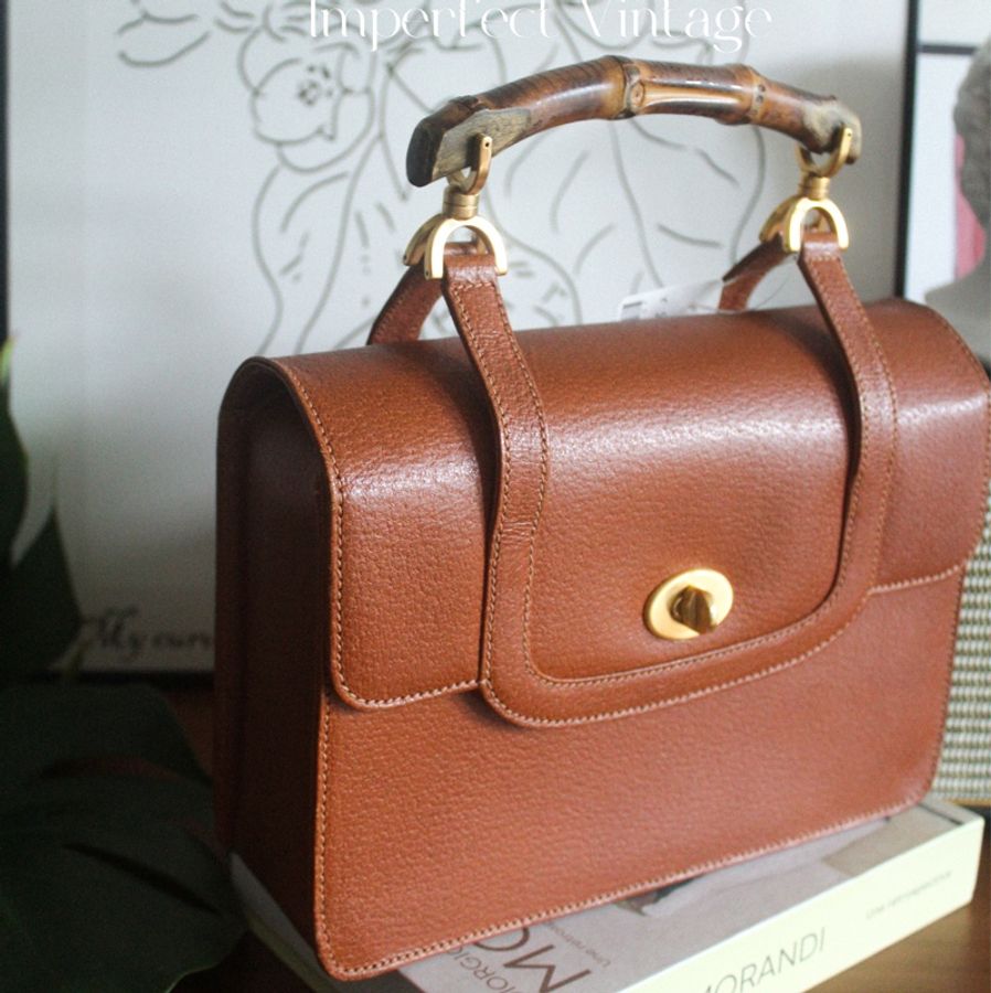Gucci中古竹節醫生包-2