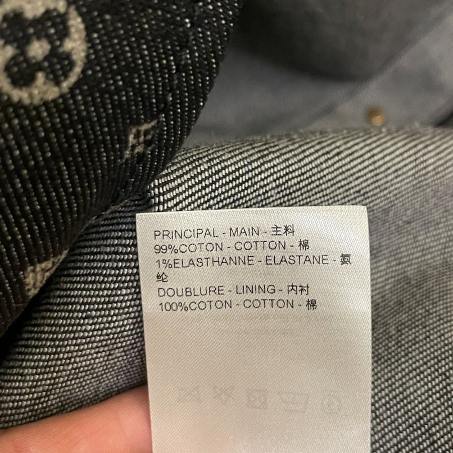 Monogram Denim 棒球襯衫-6