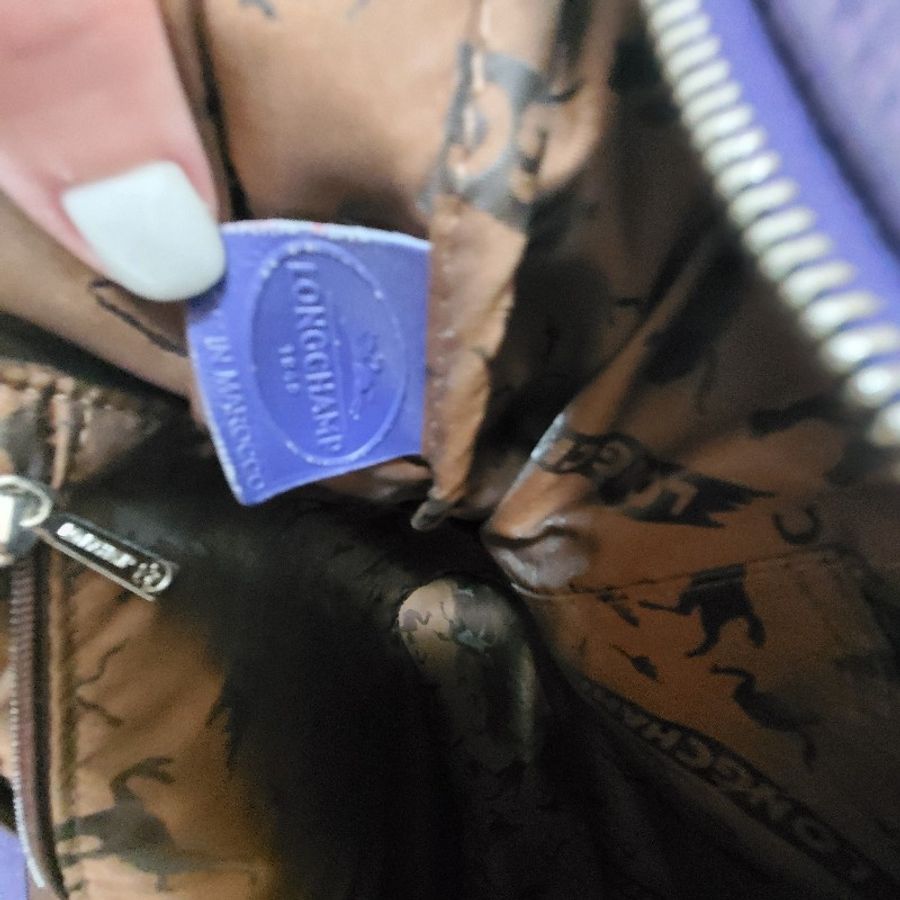 Longchamp LE PLIAGE 小羊皮 手提／肩背包（ 尺寸：中）-5