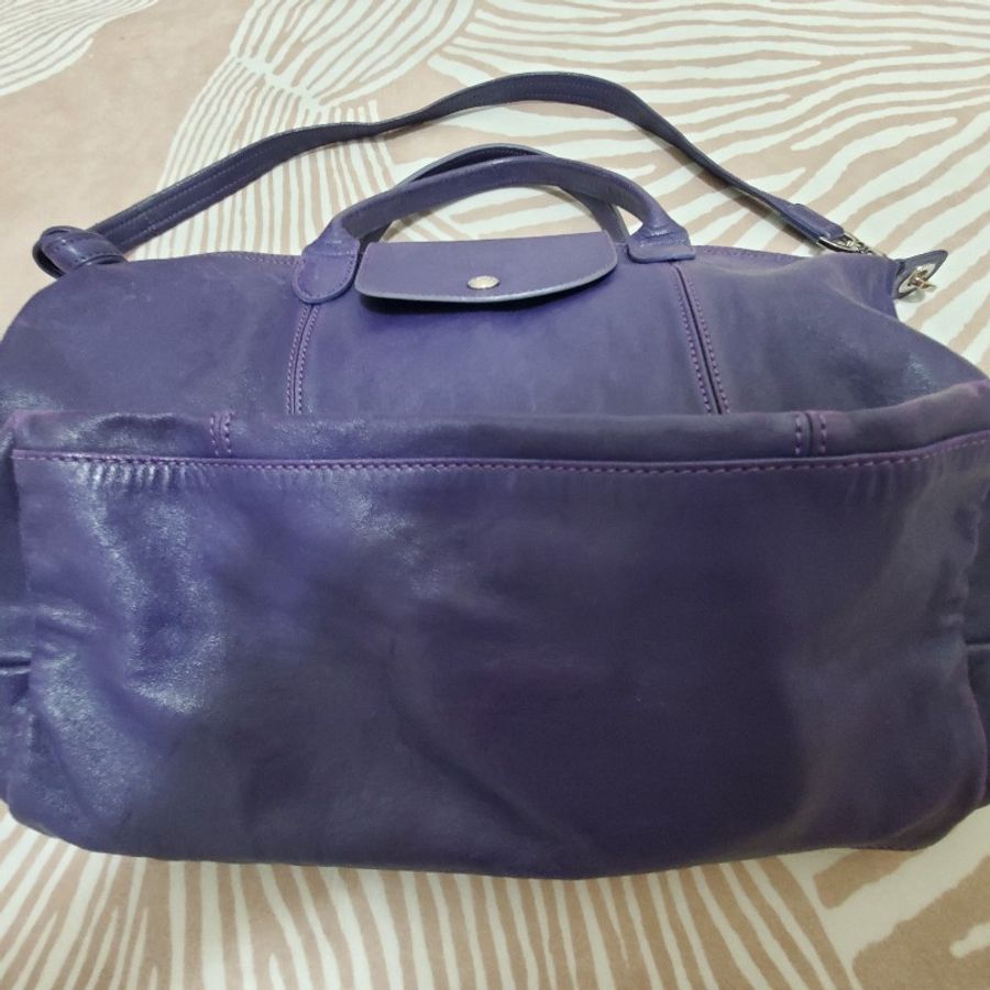 Longchamp LE PLIAGE 小羊皮 手提／肩背包（ 尺寸：中）-8
