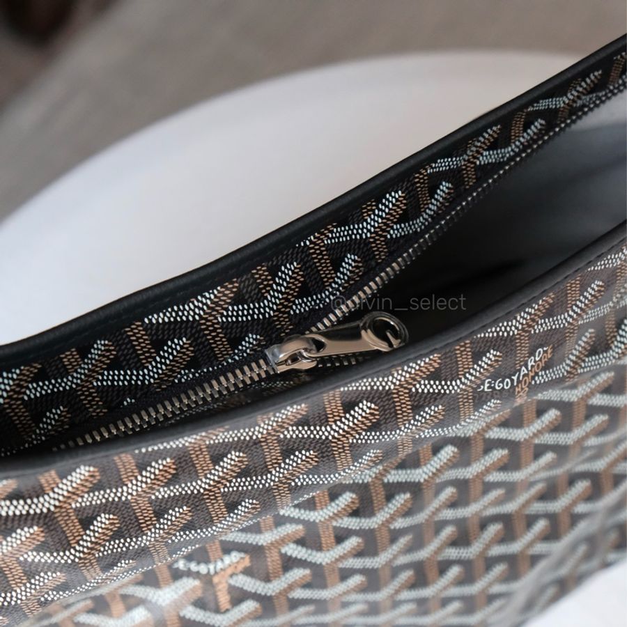 Goyard Bohème hobo bag 狗牙hobo肩背包 托特包 黑黑-4