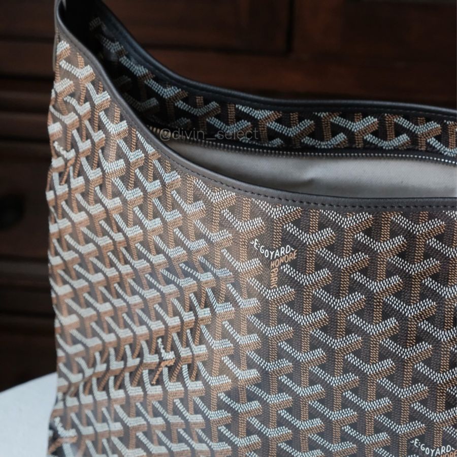 Goyard Bohème hobo bag 狗牙hobo肩背包 托特包 黑黑-7