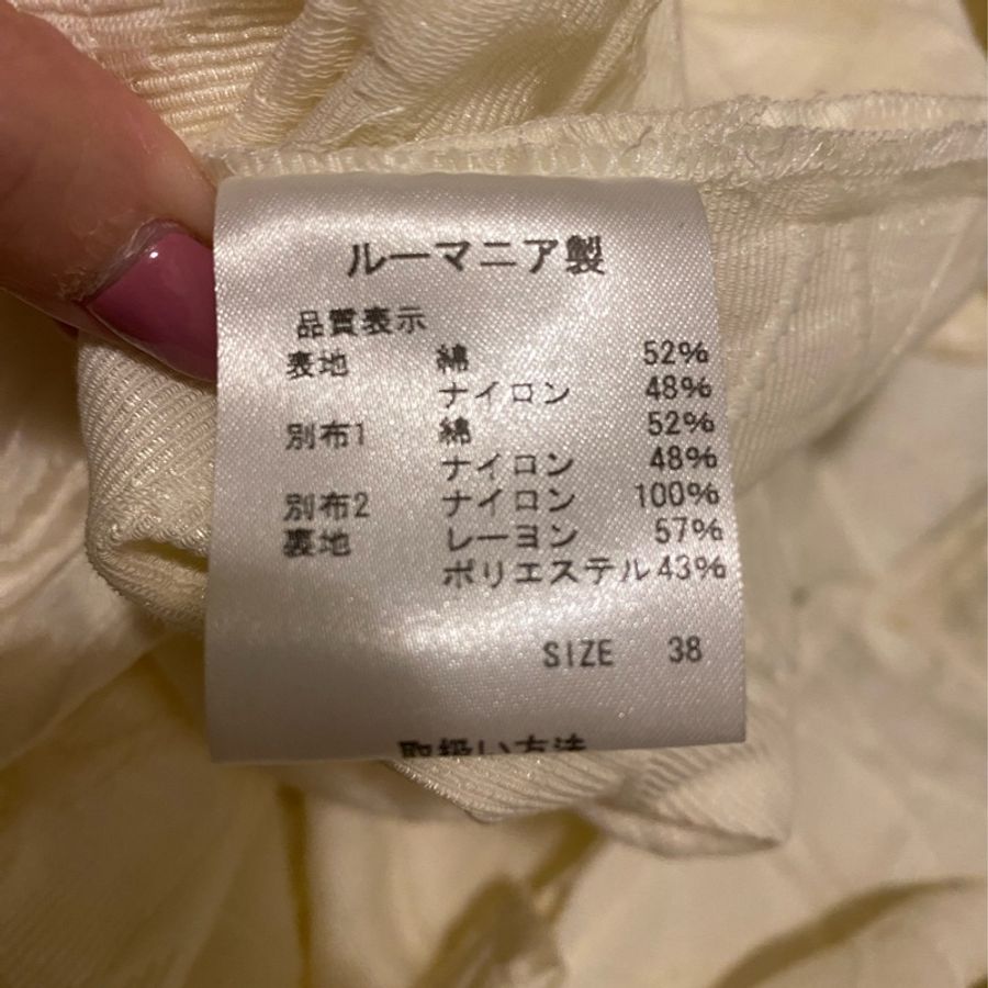 RED valentino 純白小洋裝 婚禮可穿 size38-12