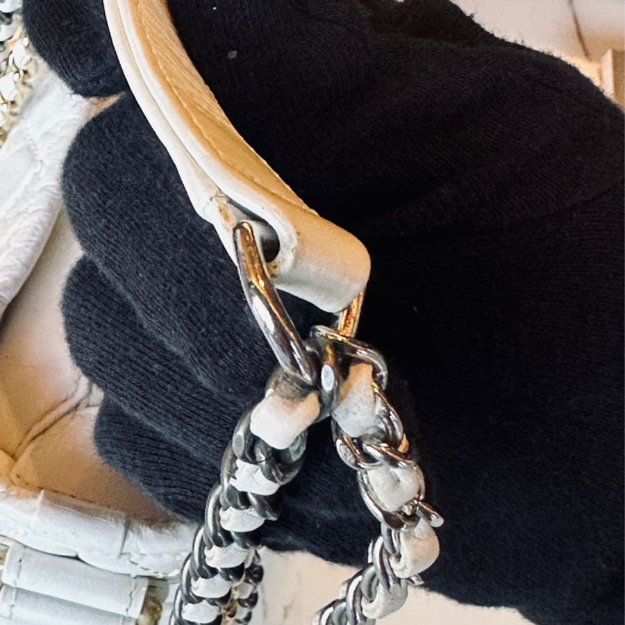 Chanel Gabrielle奶油白金流浪包🤍-31