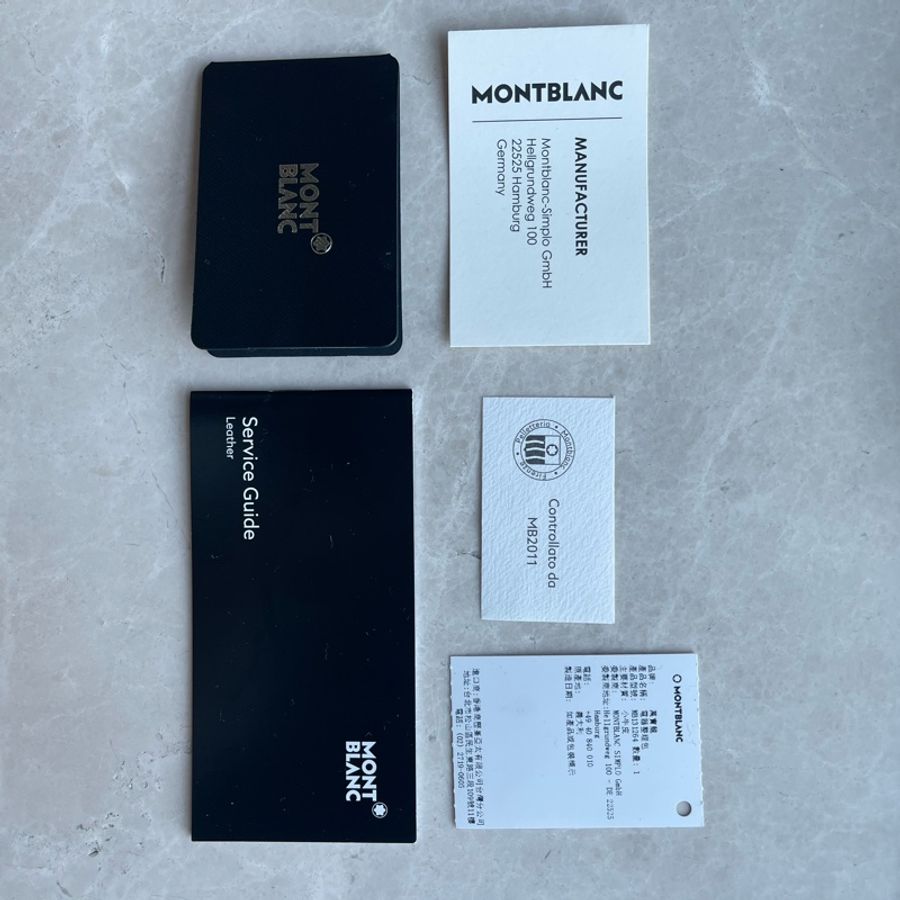 MONT BLANC萬寶龍SOFT系列雙層手機包/男用長夾-14