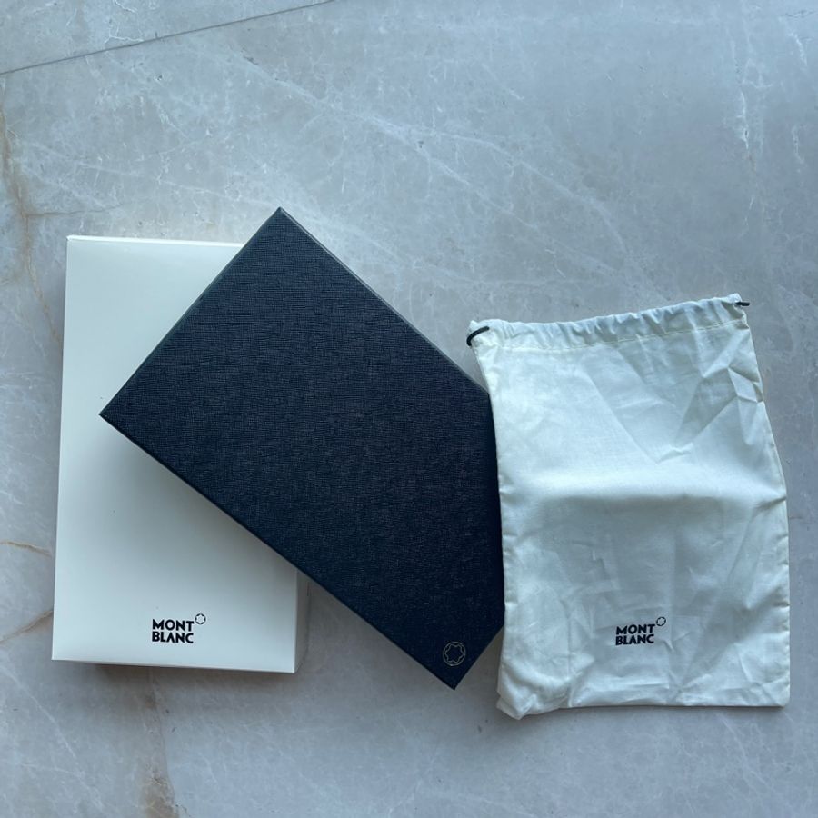 MONT BLANC萬寶龍SOFT系列雙層手機包/男用長夾-3