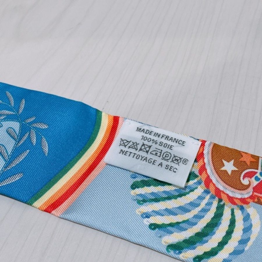 HERMES 愛馬仕彩色繽紛小絲巾EPAULETTES DE GALA TWILLY-3