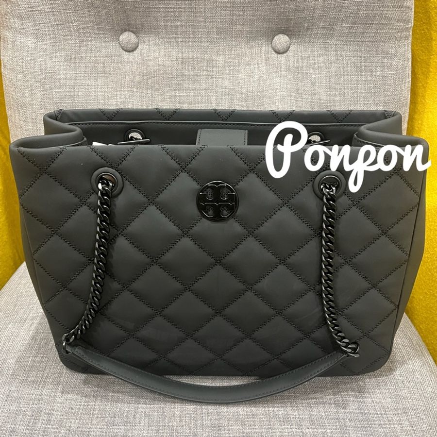 Tory Burch TB Willa 托特包 菱格紋 小香風-0