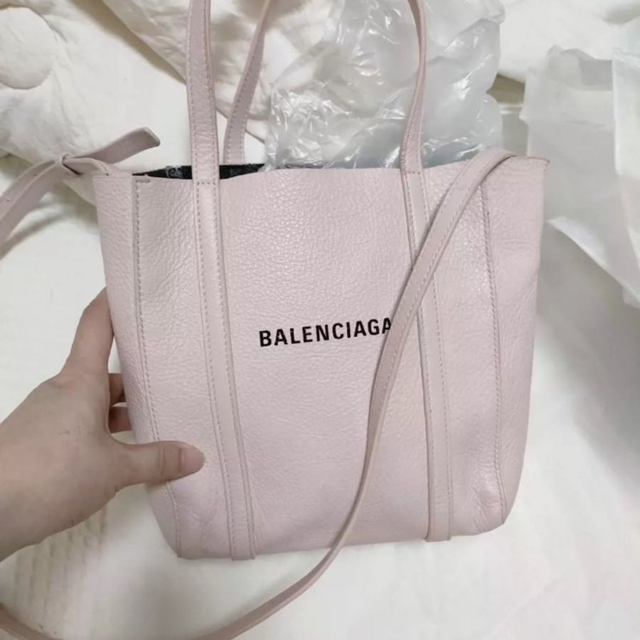 Balenciaga 粉色 通勤tote包 尺寸19*20-2