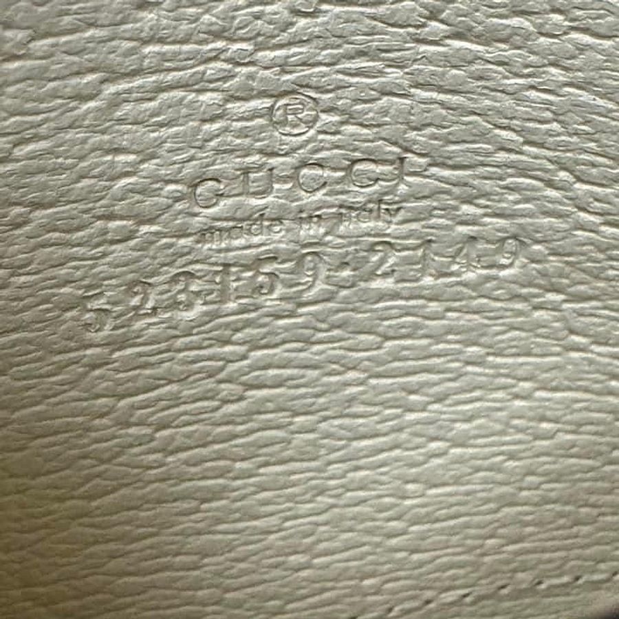 Gucci很氣質的米色牛皮經典GG logo卡夾! 新新新!!!-5