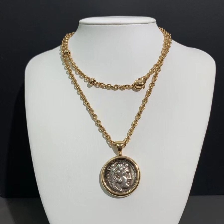 Bvlgari 寶格麗-Monete希臘古幣大號項鍊,新款編碼-1