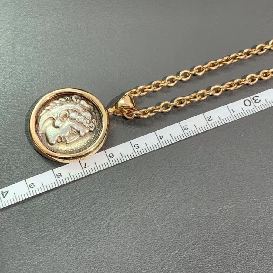 Bvlgari 寶格麗-Monete希臘古幣大號項鍊,新款編碼-5