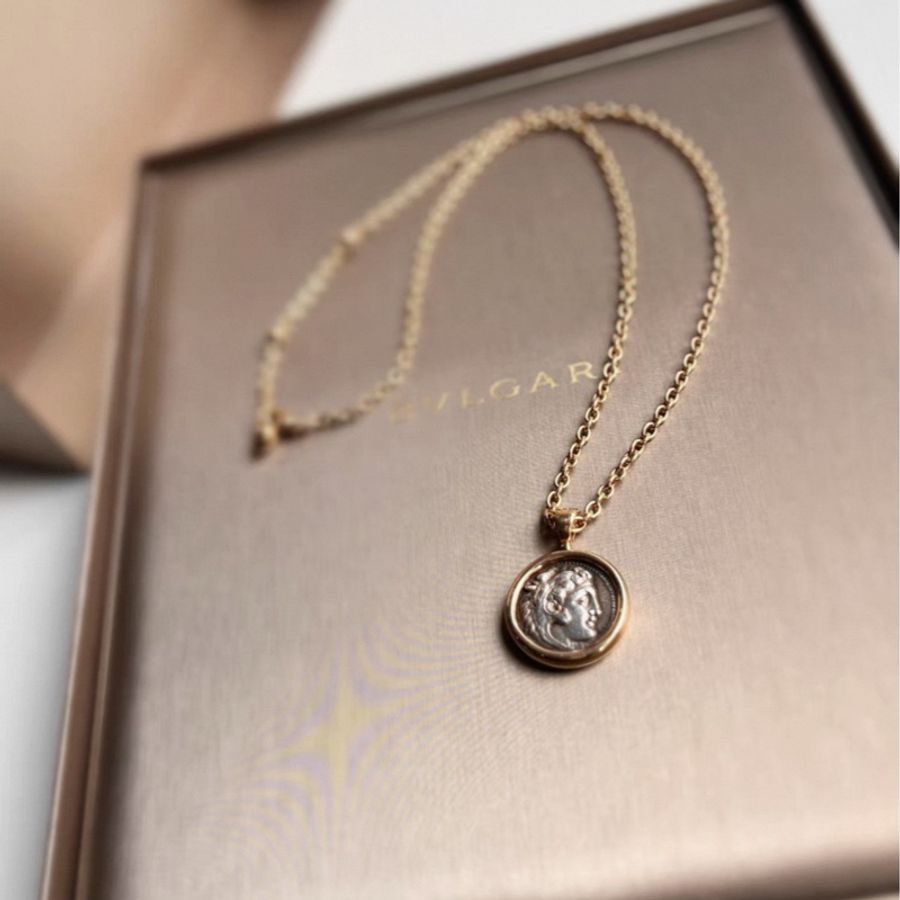 Bvlgari 寶格麗-Monete希臘古幣大號項鍊,新款編碼-9