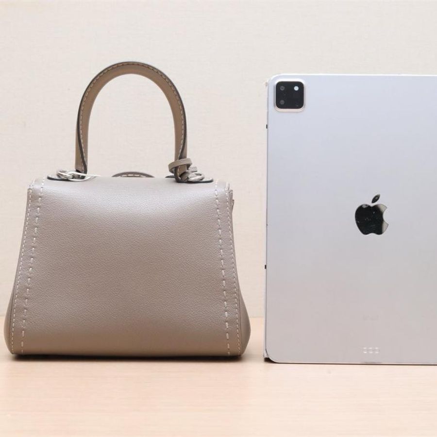 DELVAUX(德爾沃) Brillant Mini 20 外縫線 大象灰-2