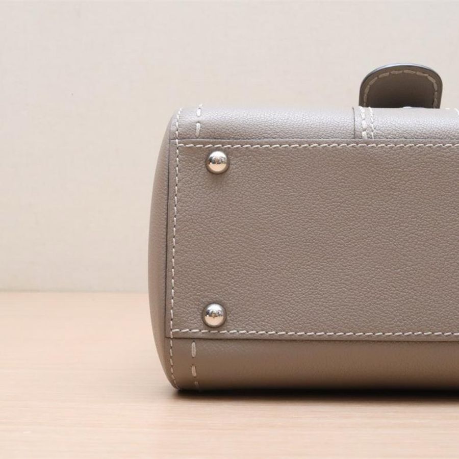 DELVAUX(德爾沃) Brillant Mini 20 外縫線 大象灰-3