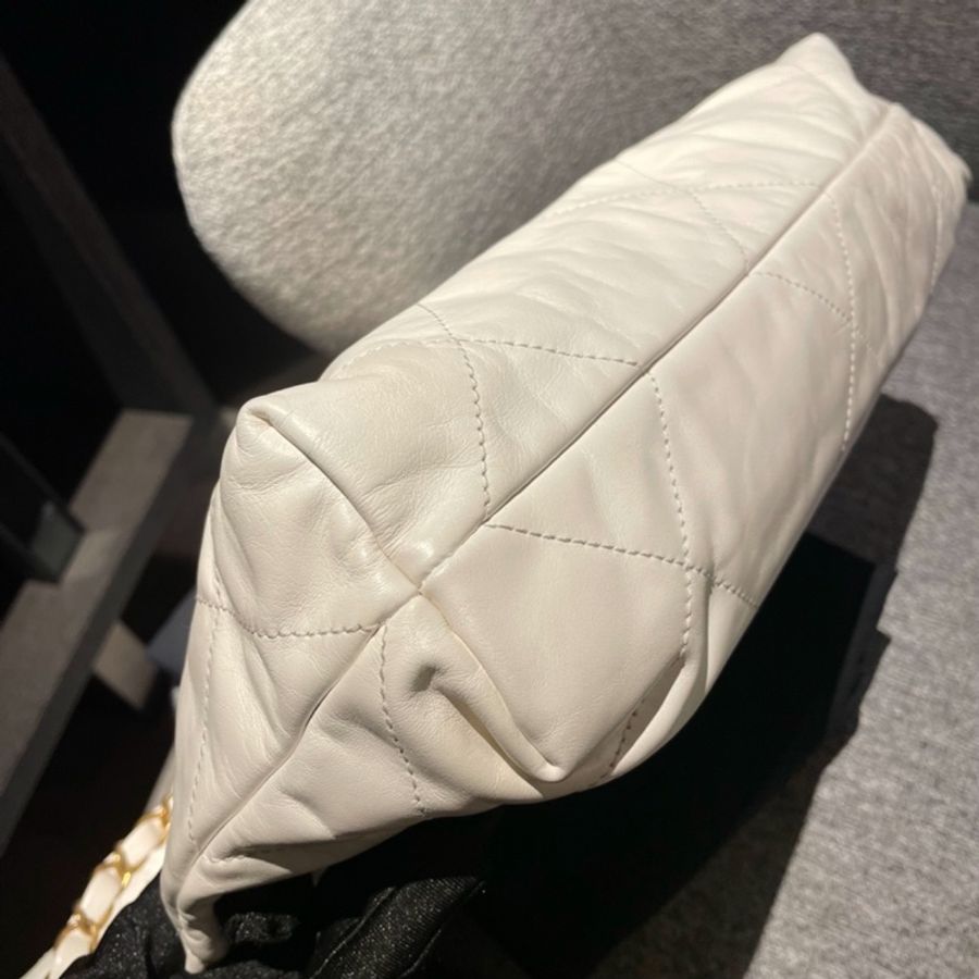 🔥香奈兒垃圾袋白金小號Chanel 22bag S🔥-65