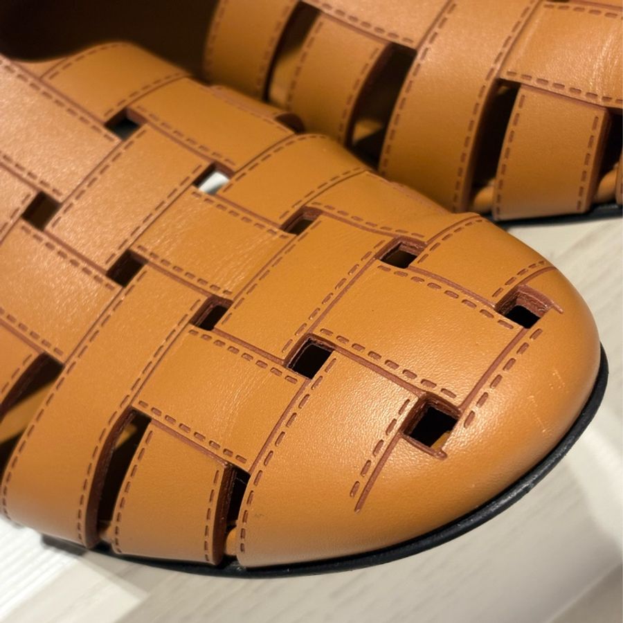 (9成新)Hermes 愛馬仕INDIGO涼鞋-6