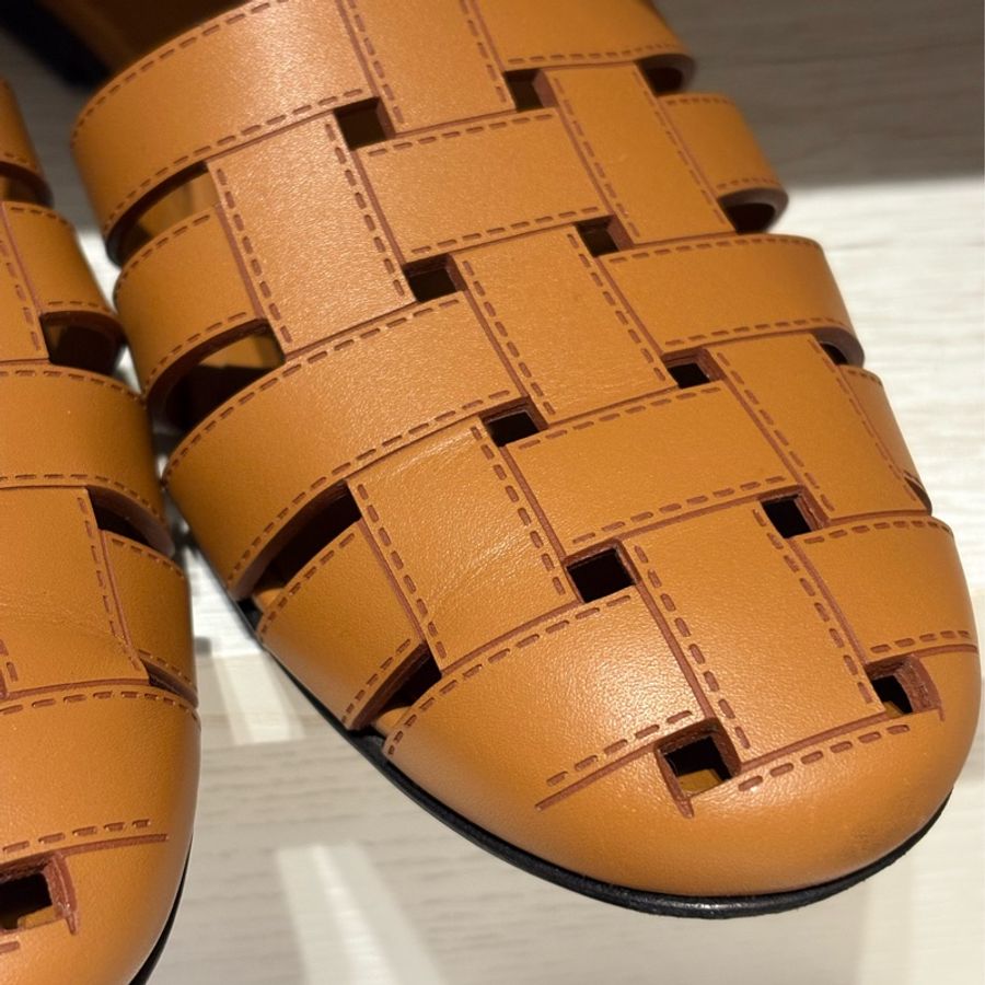 (9成新)Hermes 愛馬仕INDIGO涼鞋-7