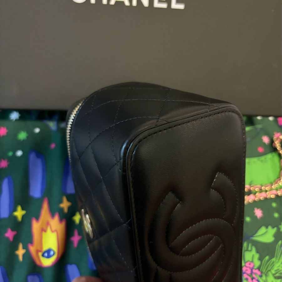 CHANEL 黑粉長盒子(全新)-8