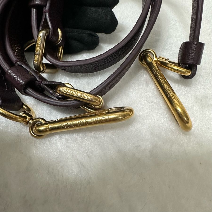LV speedy 25 牛皮壓紋 肩背 斜背 手提包-31