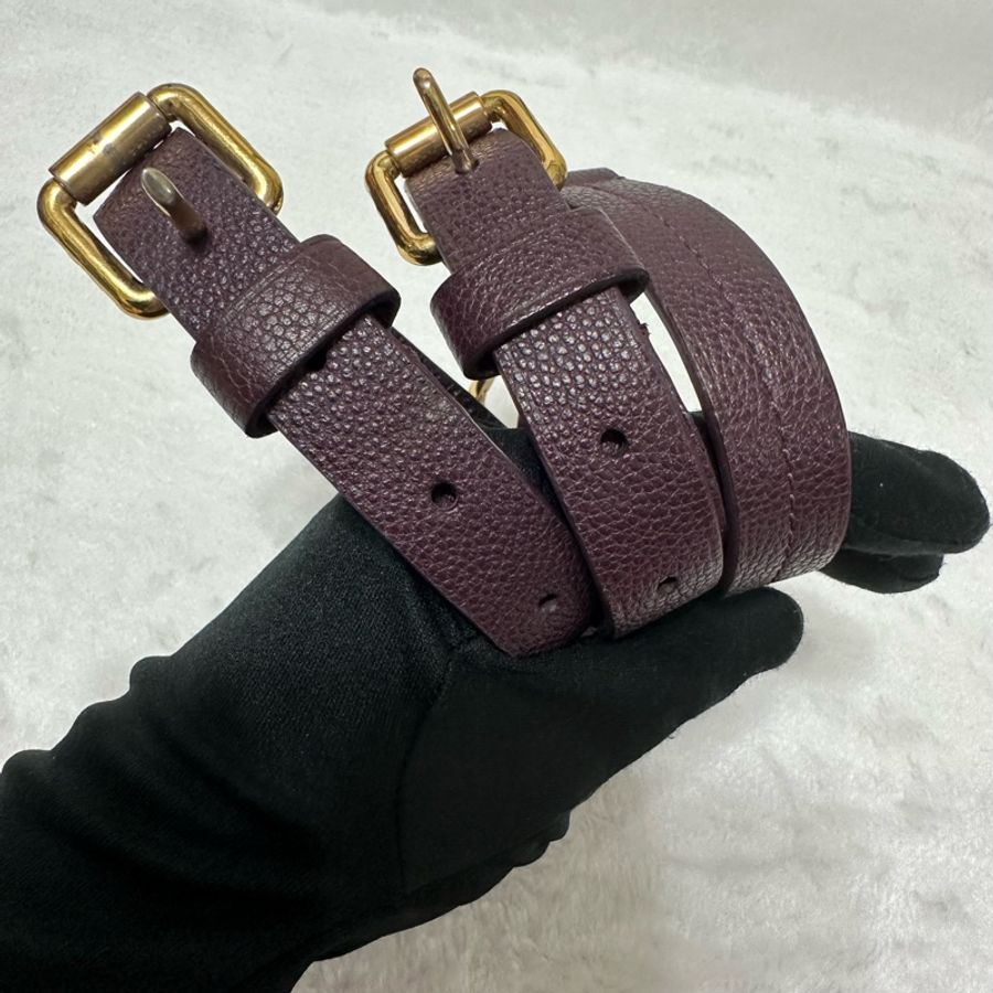 LV speedy 25 牛皮壓紋 肩背 斜背 手提包-32