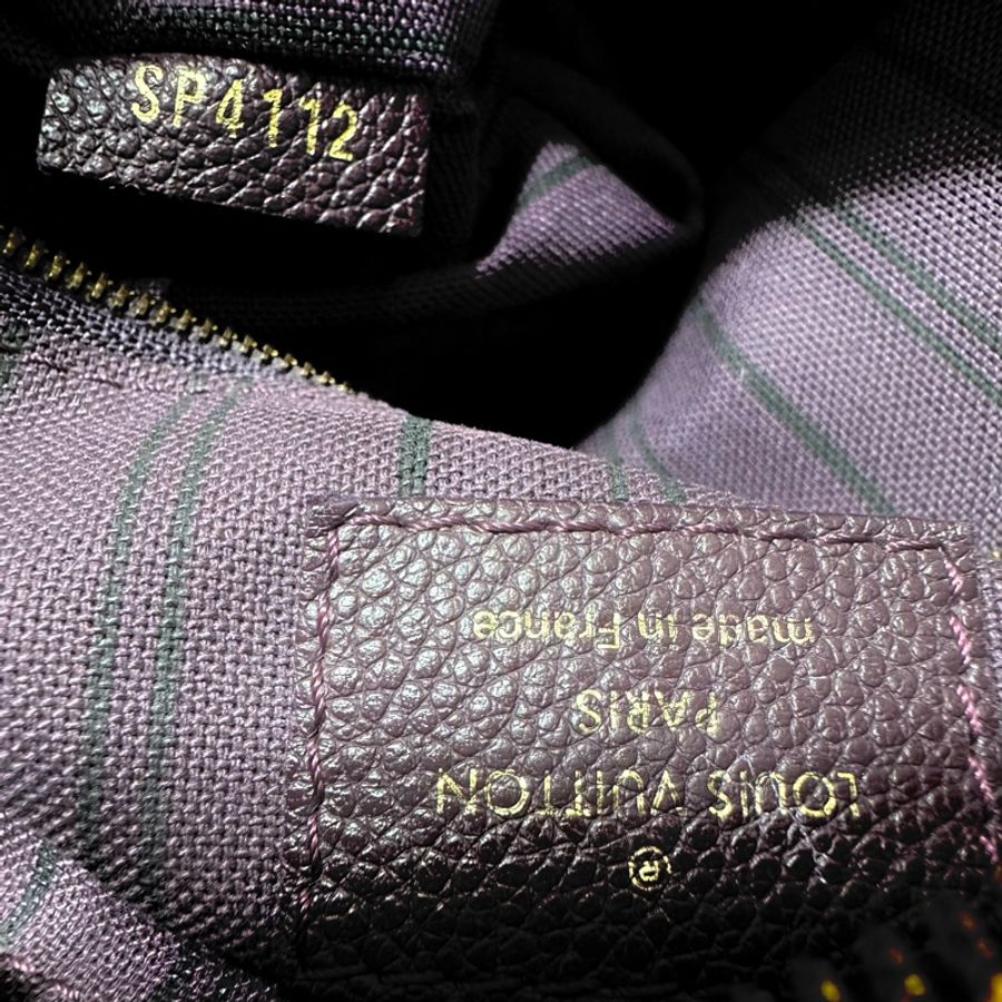 LV speedy 25 牛皮壓紋 肩背 斜背 手提包-36