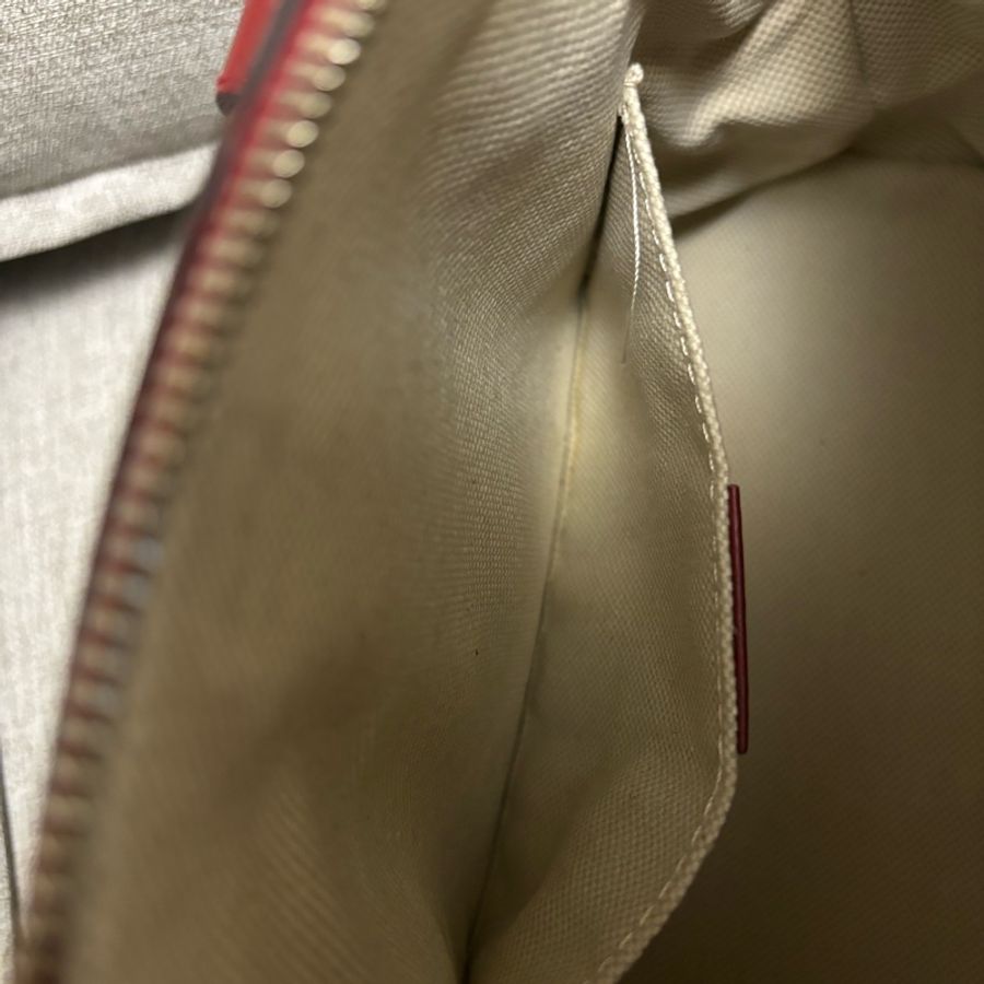 Gucci牛皮壓紋手提斜背貝殼包-15