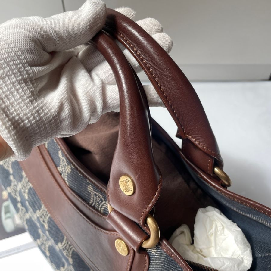 Celine 丹寧布 logo Boogie-3