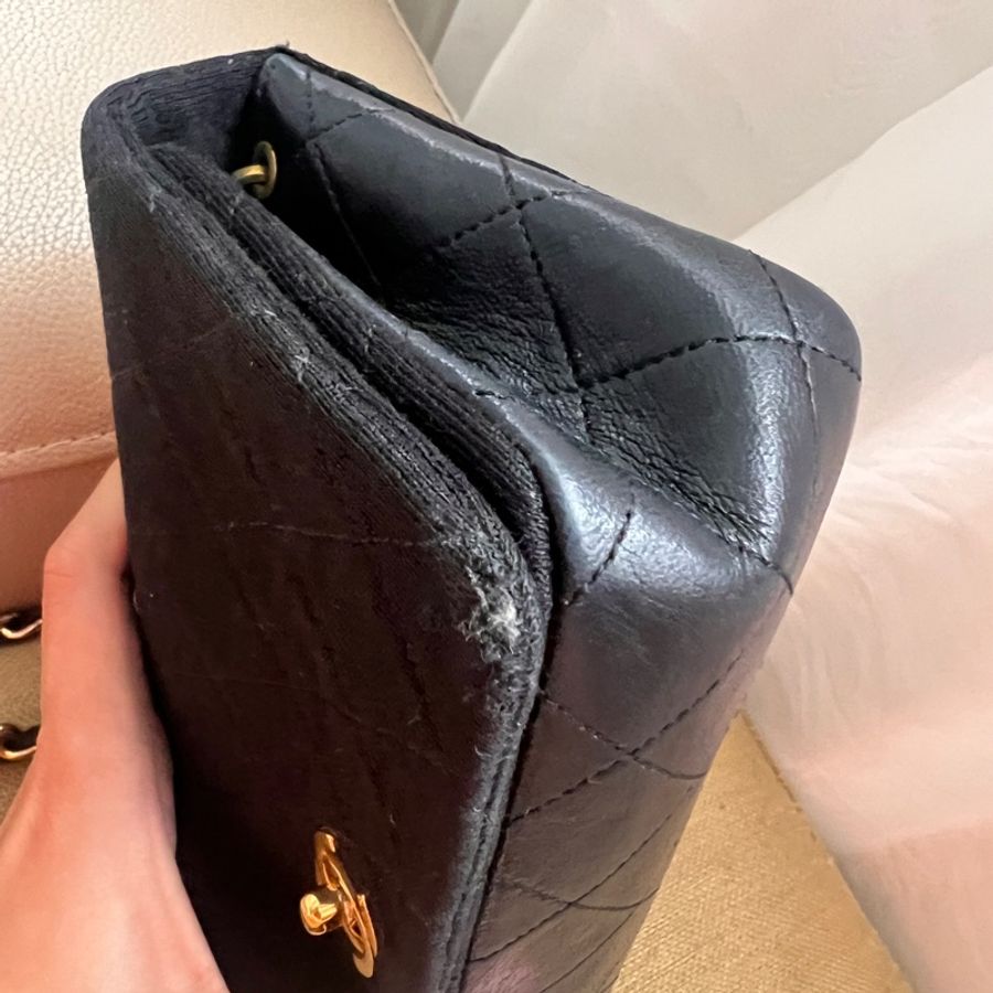 Chanel vintage 小香cf老包-7