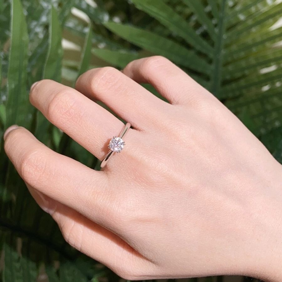 Harry Winston 海瑞溫斯頓0.5克拉鑽戒51號,0.5克拉,D色,vvs1,2019年購入-6