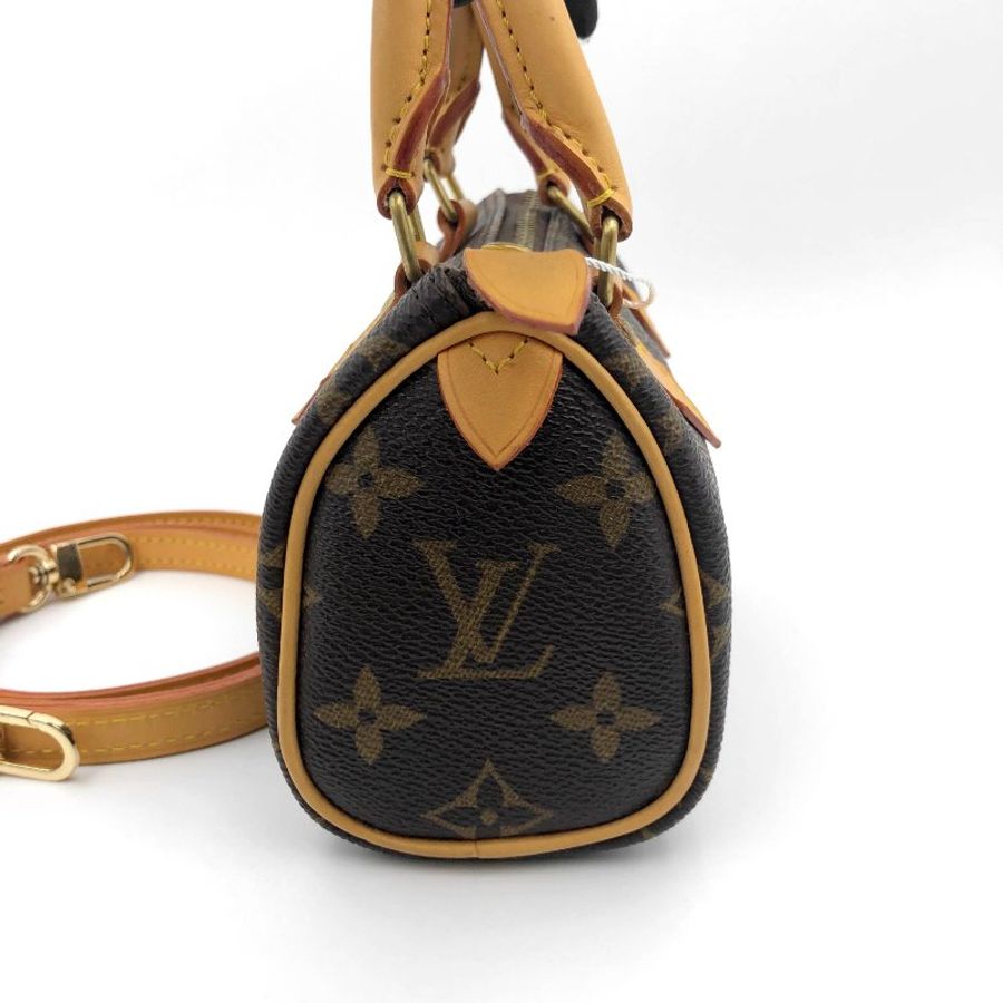 Louis Vuitton 經典老花 迷你speedy Nano,LV,mini,小廢包,隨身包,二手真品,正品,現貨,免運-2
