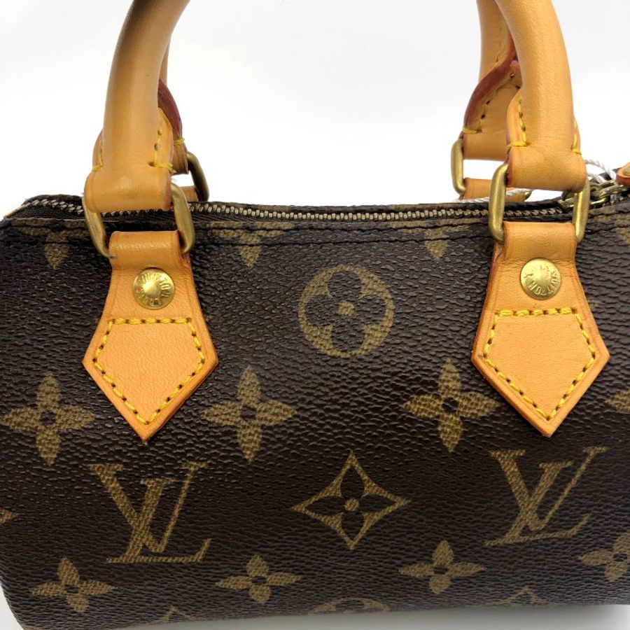 Louis Vuitton 經典老花 迷你speedy Nano,LV,mini,小廢包,隨身包,二手真品,正品,現貨,免運-13