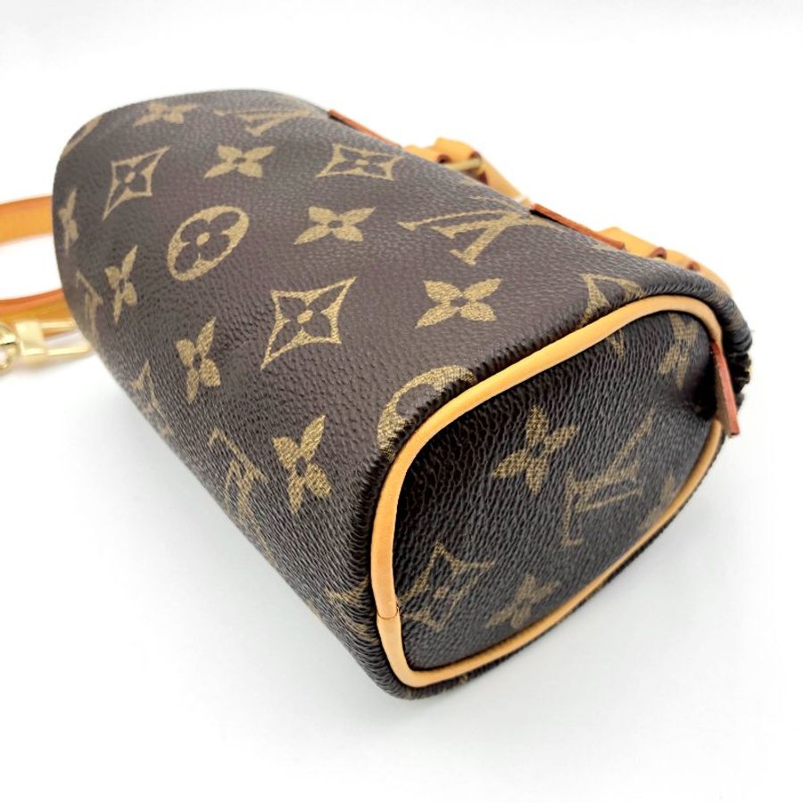 Louis Vuitton 經典老花 迷你speedy Nano,LV,mini,小廢包,隨身包,二手真品,正品,現貨,免運-21