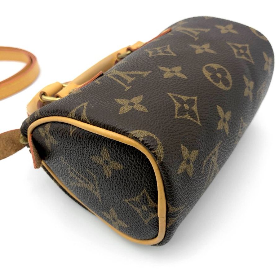Louis Vuitton 經典老花 迷你speedy Nano,LV,mini,小廢包,隨身包,二手真品,正品,現貨,免運-22