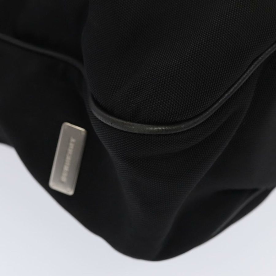 【日本直送】BURBERRY Nova 格紋手提包,皮革尼龍材質,兩用,黑色,正品 bs16211-9