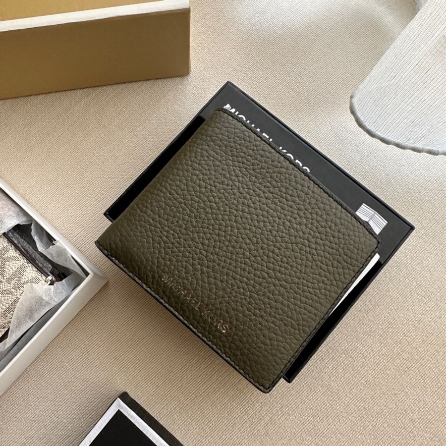 MICHAEL KORS 橄欖綠皮夾-0