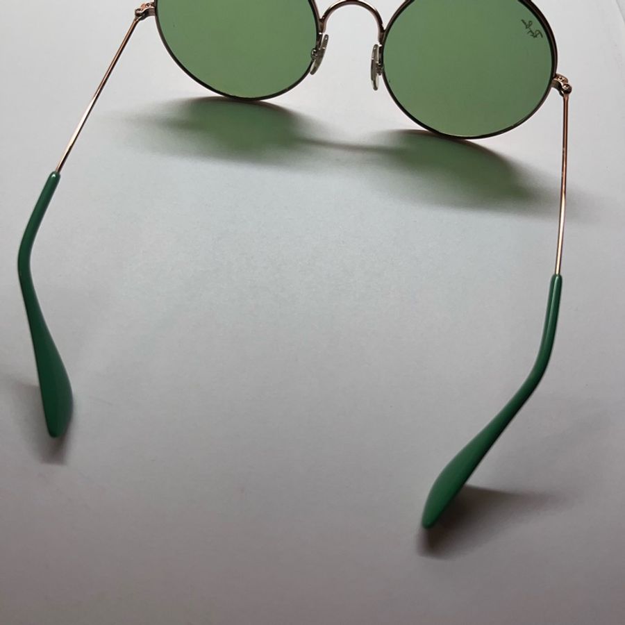 Rayban 雷朋圓框淺色墨鏡 太陽眼鏡-4