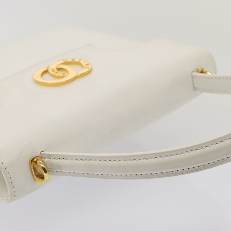 【日本直送】CELINE 白色皮革雙肩包,正品 83132-5